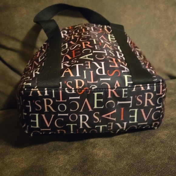 Victoria's Secret All Over Open Tote Bag w/Black Handles In Excellent Condition - Picture 4 of 7